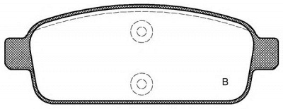 OPEN PARTS bpa143202 -  Комплект тормозных колодок, дисковый тормоз